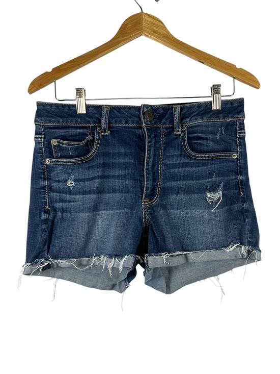 American Eagle Outfitters Pants - American Eagle Super Super Stretch High Rise Shortie Jean Shorts 12